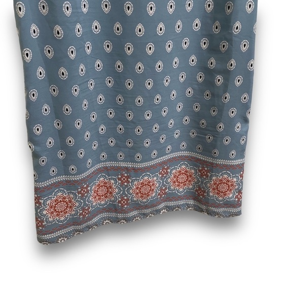 Lulus‎ Women's Secret Paradise Blue Print Shift Dress Size Small 18 x 32 - Picture 3 of 5